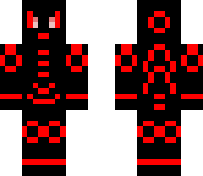 neon man red