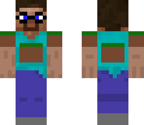 the minecraft nerd steve
