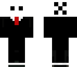 dice head in tux