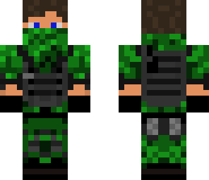 green camo army dude