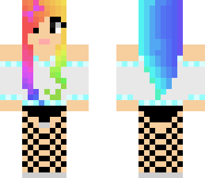 rainbow fishnet