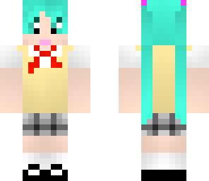 miku in school uniform