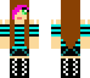 my emo or scene skin