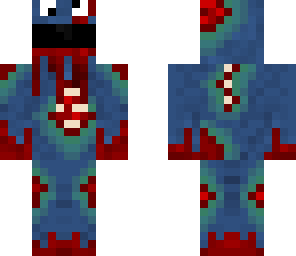bloodied cookie monster