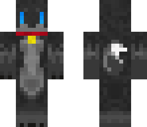 black and gray fox