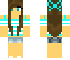 girl in blue