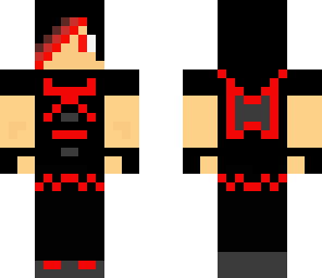 dj emo black and red