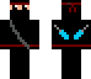 ninja with diamond dagers