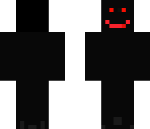 black skin with red face
