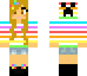rainbow girl