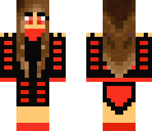 red girl ninja