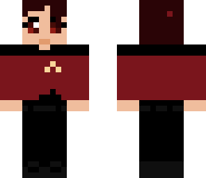 tng star trek red ponytail