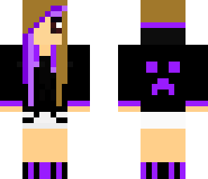 purple dj girl