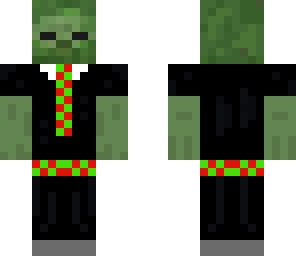 zombie in a party suit