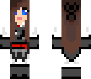assassin girl brown hear