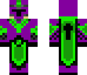 knight green and purple