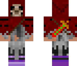 dark red skull knight