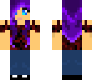 purple-hair girl