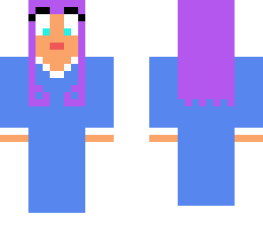 blue hair