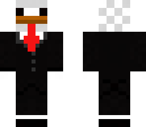 chicken in a tux