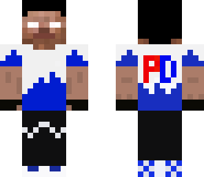 herobrine with headphones