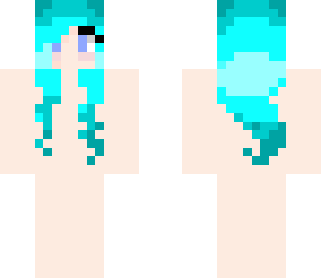 blue hair template
