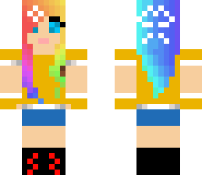 rainbow hair