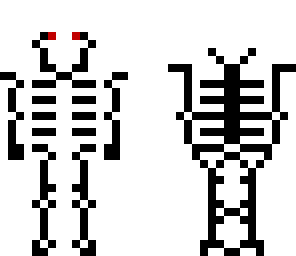 evil skeleton