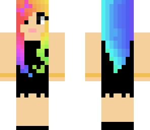 party rainbow girl
