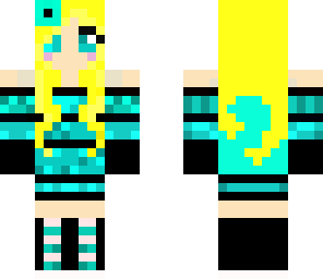 blue girl