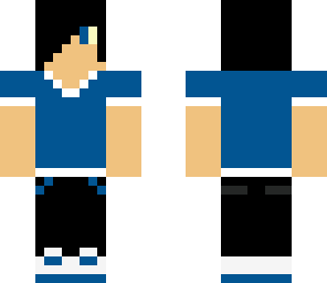 regular teen blue with headphones