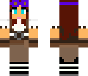 brunette 2girls1minecraft girl