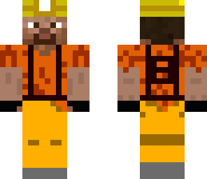 orange miner steve