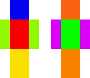 rainbow blockman