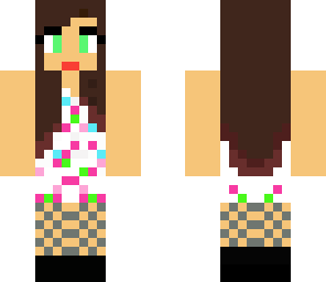 girl in cherry blossom white dress