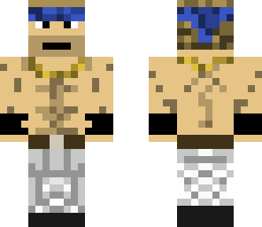 the badass in blue bandana