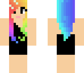 beutuiful rainbow girl