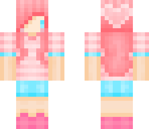pink and lightblue
