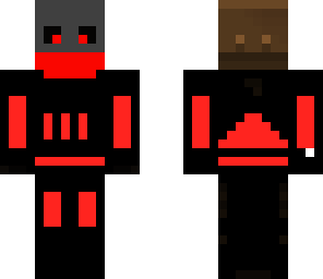 red and black furnace monster