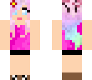 muted rainbow hair