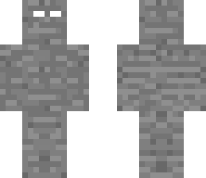 stone man with eyes