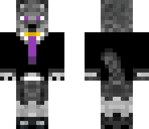 purple suited wolf