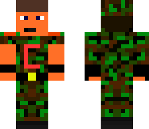 army man with red c