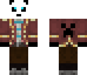 panda adventurer w creeper face