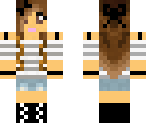 cute hair bow girl