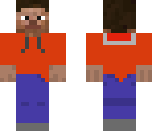 steve with red hoodie