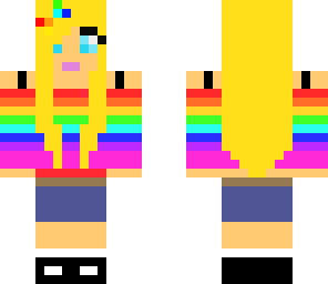 rainbow girl