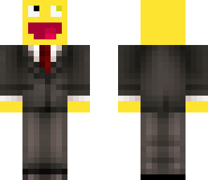 smiley in a suit
