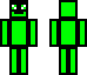 lime green robot