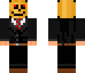 pumkin head with tuxedo